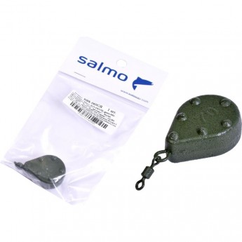 Груз SALMO с вертлюгой Bun Swivel green 060г Груз SALMO с вертлюгой Bun Swivel green 060г