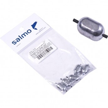 Груза SALMO Oval на силиконовой трубке 18.0г 5шт